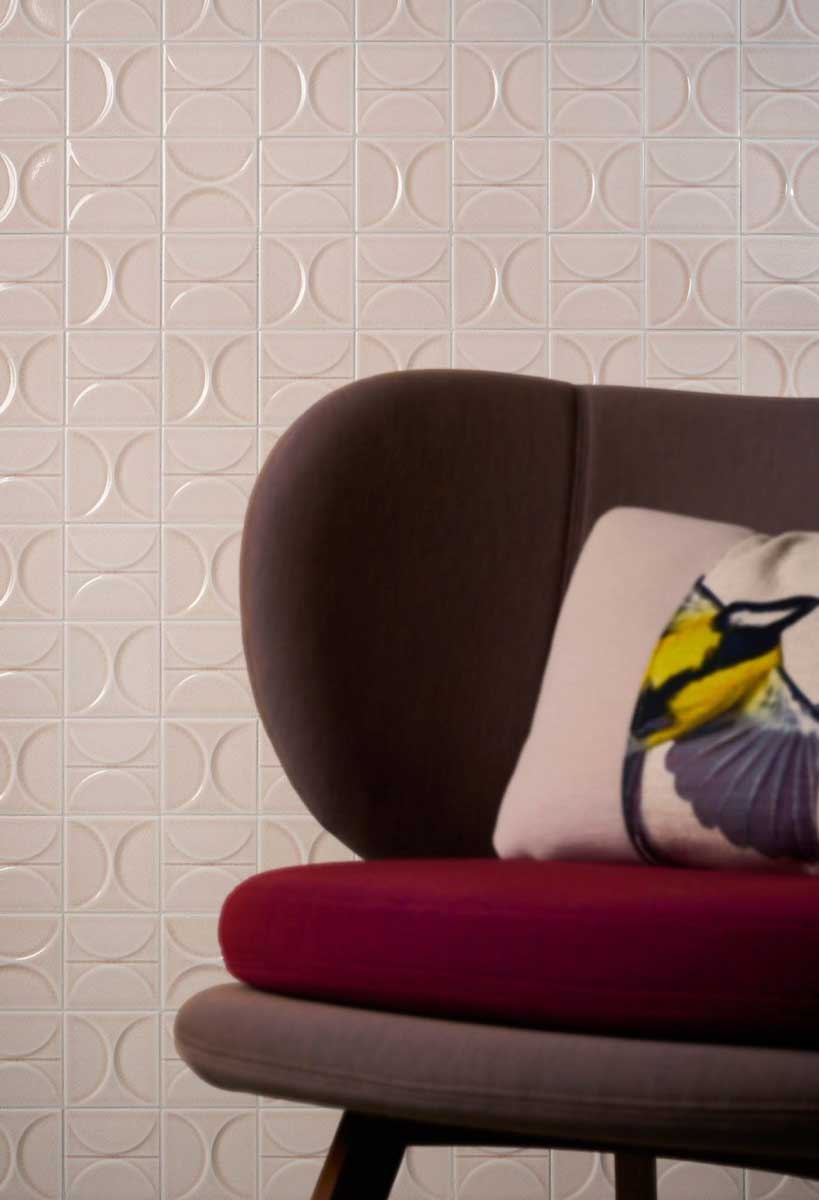 Rondo Decoro Perla Tile Installation