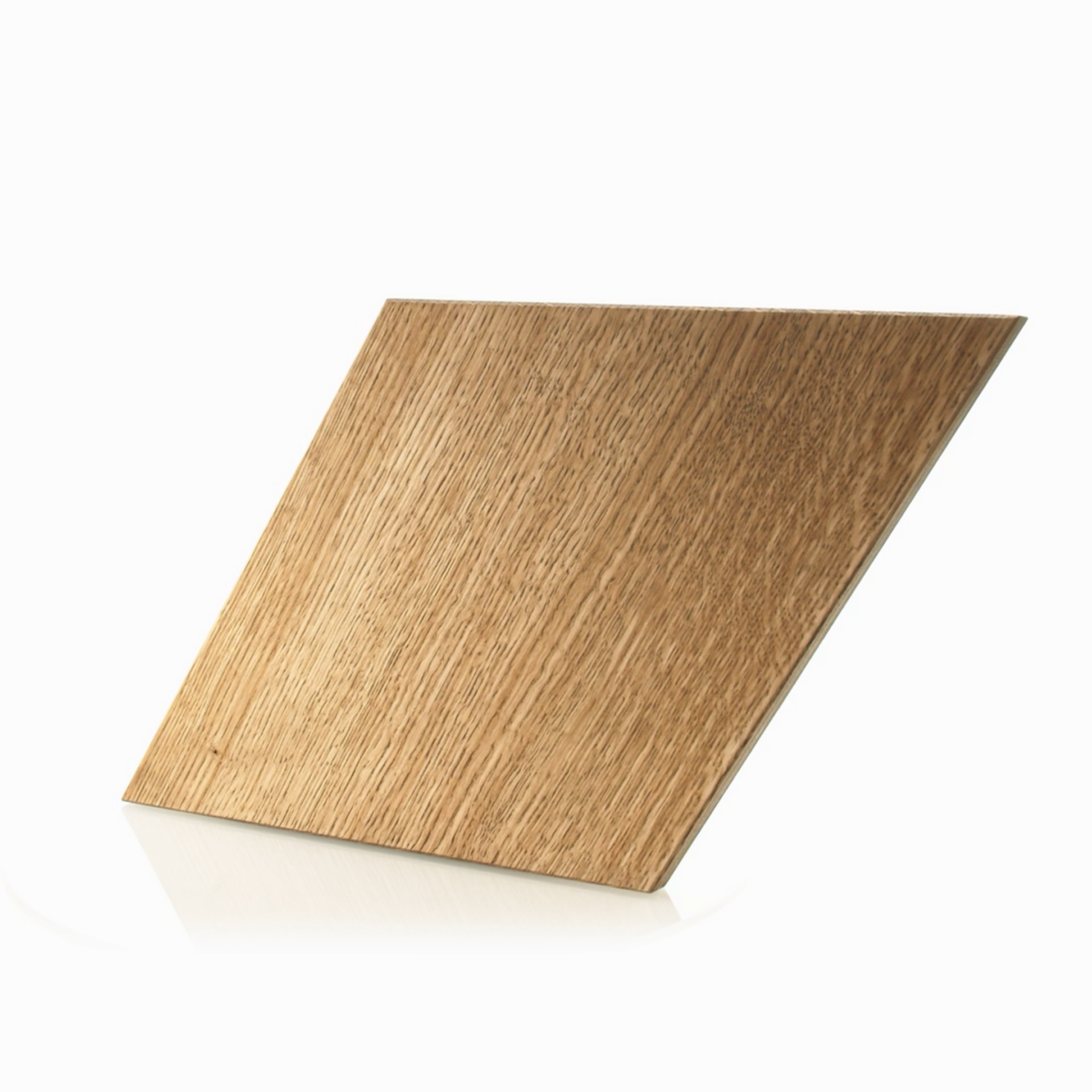 Caro Flat Wood Panel in Dark Brown